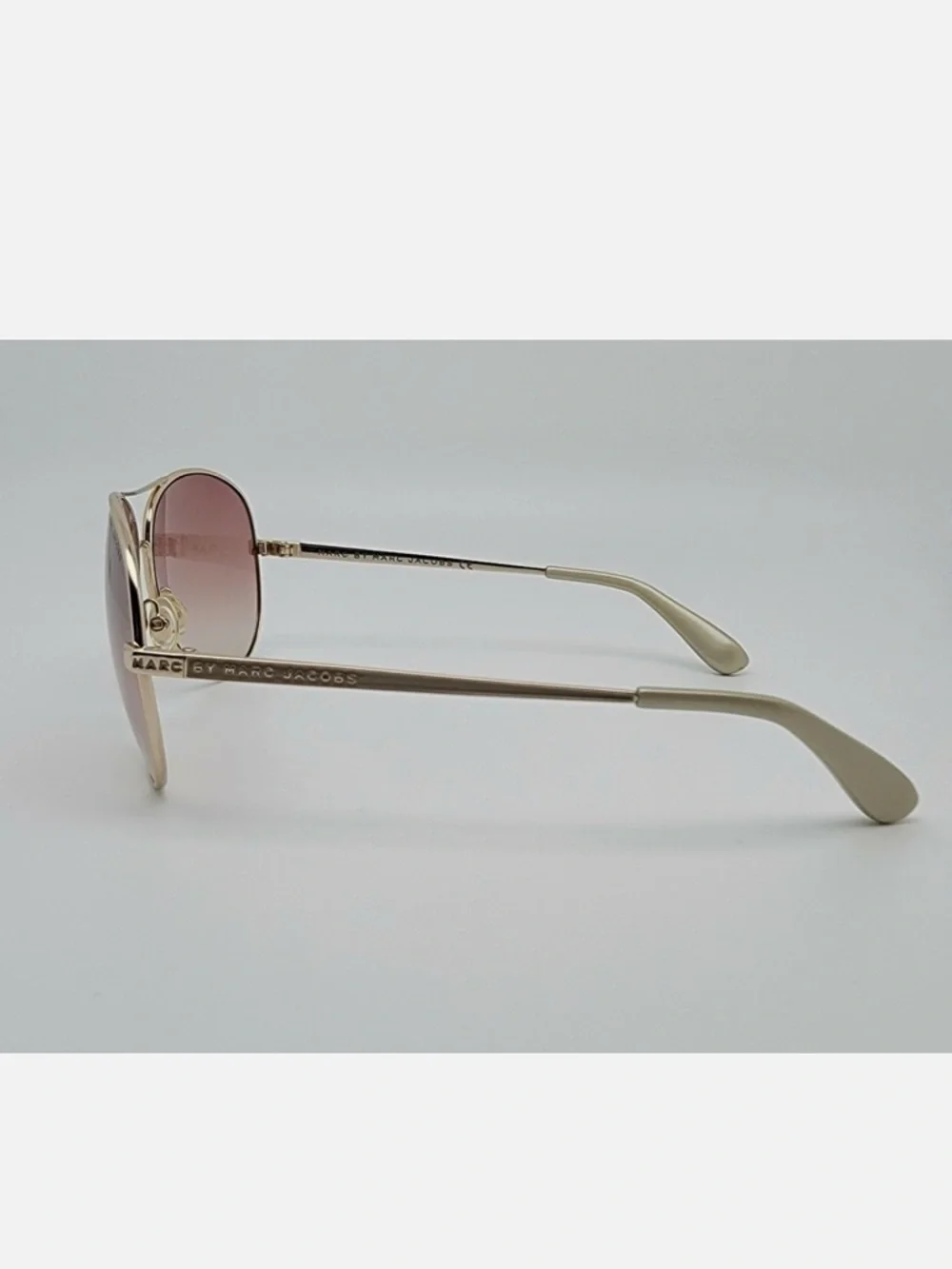 Marc by Marc Jacobs MMJ184/S J5GNO Gold Frame Brown Lens Aviator Sunglasses 60mm